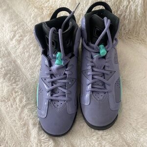NIKE AIR JORDAN 6 VI RETRO GG IRON PURPLE/TEAL SZ 7